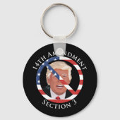 14e amendement Anti-Trump Sleutelhanger (Achterkant)