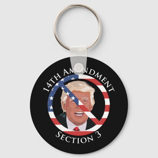 14e amendement Anti-Trump Sleutelhanger (Achterkant)