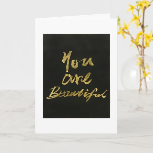 **14e BIRTHDAY & U BEAUTIFUL**-kaart Kaart (Gele Bloem)