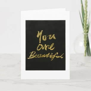 **14e BIRTHDAY & U BEAUTIFUL**-kaart Kaart