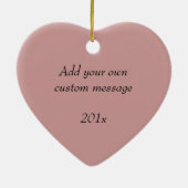 14e bruiloft Jubileum Foto Keramisch Ornament (Achterkant)