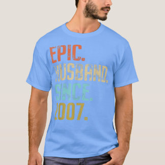 14e bruiloft Jubileum voor zijn epische echtgenoot T-shirt