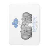 14e cadeau voor olifanten bij de ivoorbruiloft magneet (Verticaal)