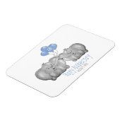 14e cadeau voor olifanten bij de ivoorbruiloft magneet (Linkerzijde)