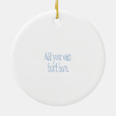 14e cadeau voor olifanten op ivoorbruiloft keramisch ornament (Achterkant)