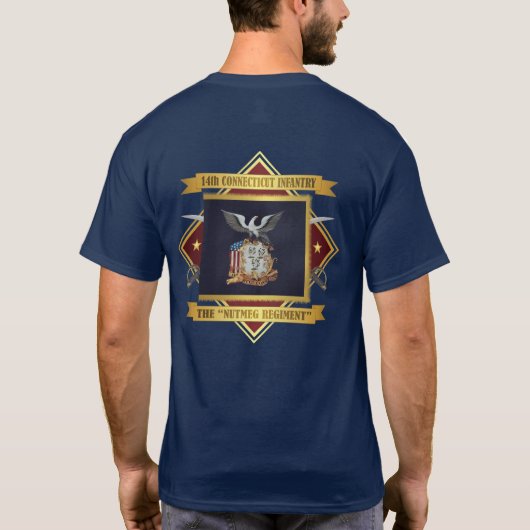 14e Connecticut-vrijwilliger T-shirt (Achterkant)