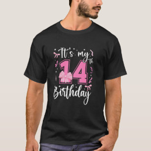 14e Coquette Thema Verjaardag Veertien jaar oude G T-shirt