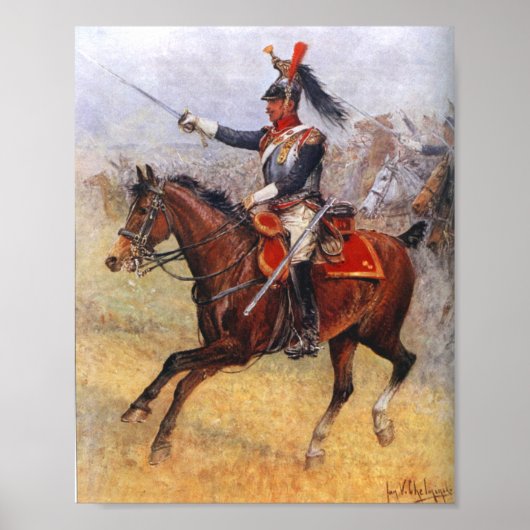 14e Cuirassier Regiment of Duchy of Warschau Poster (Voorkant)