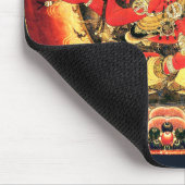 14e eeuw Boeddhist Aizen Myoo schilderen Muismat (Hoek)