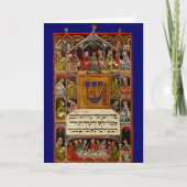 14e eeuw verlichte Haggadah Kaart (Voorkant)