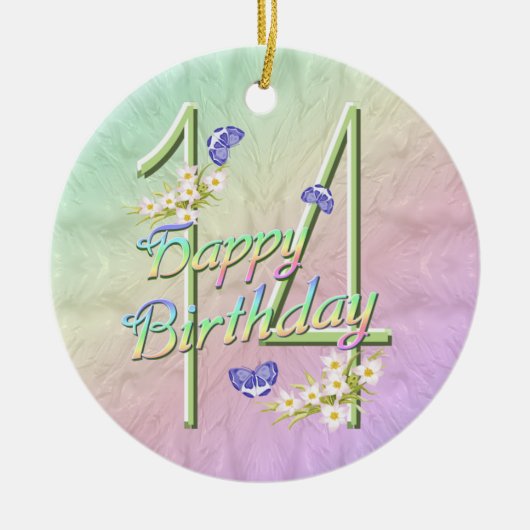 14e geboorte Ornament Regenboogkeepomwille (Voorkant)