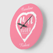 14e huwelijksdag traditionele ivoor grote klok (Hoek)