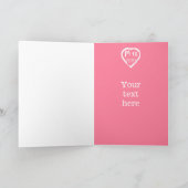 14e huwelijksdag traditionele ivoor kaart (Binnen)