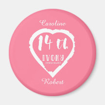 14e huwelijksdag traditionele ivoor