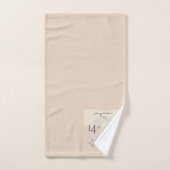 14e Ivoor Huwelijksjubileum Handdoek (Handdoek)