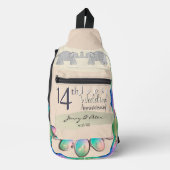 14e Ivoor Jubileum Opals Sling Bag (Voorkant)