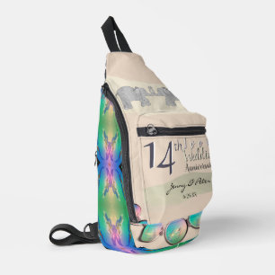 14e Ivoor Jubileum Opals Sling Bag