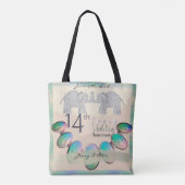 14e Ivoor Opal AnniversaryTote Tote Bag (Achterkant)