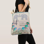 14e Ivoor Opal AnniversaryTote Tote Bag (Dichtbij)