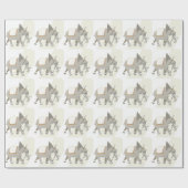 14e Jubileum van het huwelijk, Ivory Jubileum Cadeaupapier (Vlak)