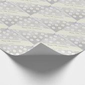 14e Jubileum van het huwelijk, Ivory Jubileum Cadeaupapier (Hoek)