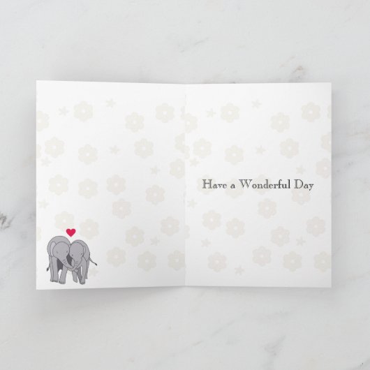 14e Jubileum van het huwelijk, Ivory Jubileum Kaart (Binnen)