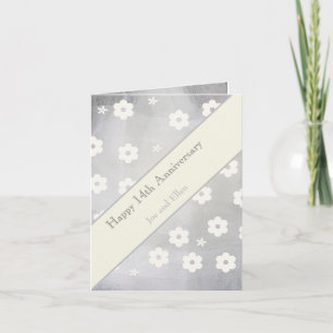 14e Jubileum van het huwelijk, Ivory Jubileum Kaart