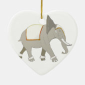 14e Jubileum van het huwelijk, Ivory Jubileum Keramisch Ornament (Achterkant)