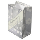 14e Jubileum van het huwelijk, Ivory Jubileum Medium Cadeauzakje (Voorkant Gekanteld)