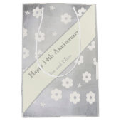 14e Jubileum van het huwelijk, Ivory Jubileum Medium Cadeauzakje (Voorkant)