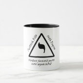 14e Motto Coffe-Mok in graden Mok (Midden)