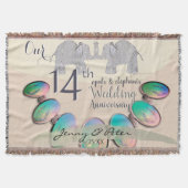 14e Opal & Ivoor Jubileum Gooi Deken (Voorkant)