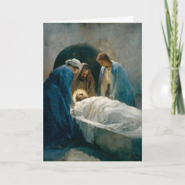 14e Statie van het Kruis - Jezus wordt in het graf Kaart