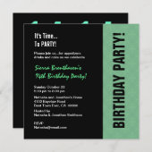 14e tienerdag Moderne Munt en zwart W746 Kaart (Voorkant / Achterkant)