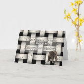 14e trouwdag kaart (Gele Bloem)