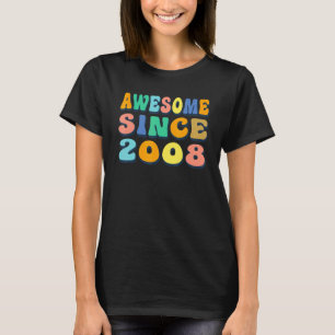 14e verjaardag 14 jaar oud Geweldige sinds 2008 T-shirt