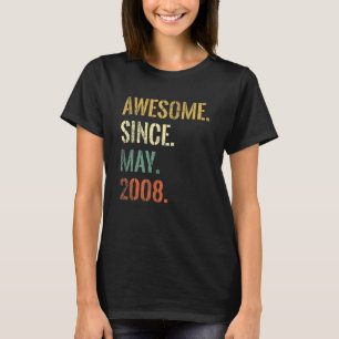 14e verjaardag 14 jaar oud Geweldige sinds mei 200 T-shirt