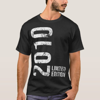 14e verjaardag 14 jaar oud meisje jongen 2010 t-shirt