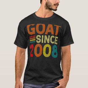 14e verjaardag 14 jaar oude geit sinds 2008 1 t-shirt