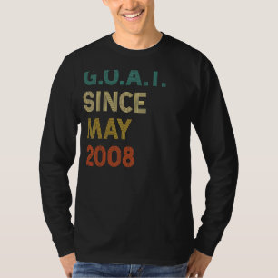 14e verjaardag 14 jaar oude geit sinds mei 2008 t-shirt