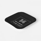 14e verjaardag — Art Deco Geïnspireerde look "14" Papieren Bordje (Gebogen)