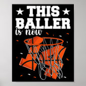 14e verjaardag Basketbal Boys Poster (Voorkant)