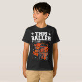 14e verjaardag Basketbal Boys T-shirt (Voorkant volledig)