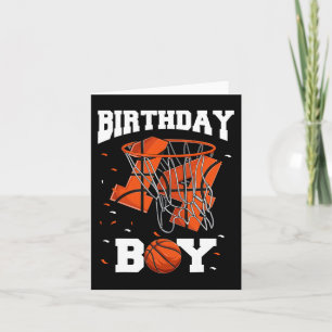 14e verjaardag Basketbal Kinder Kaart