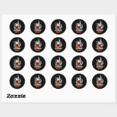 14e verjaardag Basketball Theme Birthday Boy 14 ja Ronde Sticker (Vel)