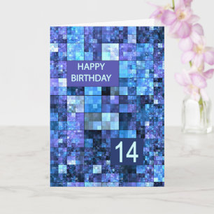 14e verjaardag, Blue Squares, Kaart