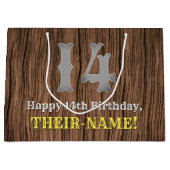 14e verjaardag: Country Western geïnspireerd uiter Groot Cadeauzakje (Voorkant)