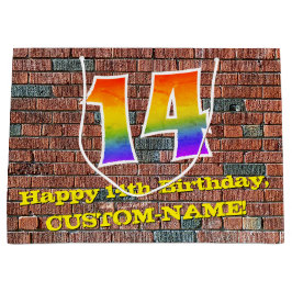 14e verjaardag: Fun, door graffiti geïnspireerde r Groot Cadeauzakje