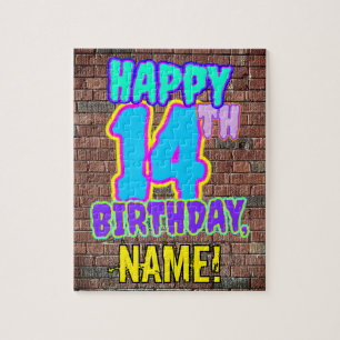 14e verjaardag ~ Fun, geïnspireerd door Urban Graf Legpuzzel