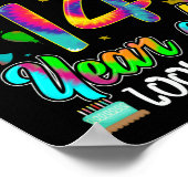 14e verjaardag Geweldige 14 jaar oud ziet er uit Poster (Hoek)